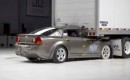 2010 Chevrolet Malibu - IIHS rear impact with semi-trailer, severe underride