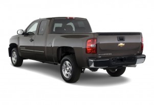 2010 Chevrolet Silverado 1500 2WD Ext Cab 157.5" LT Angular Rear Exterior View