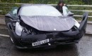 2010 Ferrari 458 Italia crash