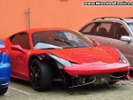 2010 Ferrari 458 Italia crash