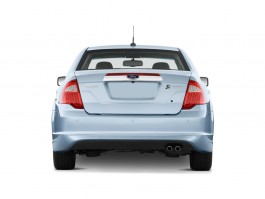 2010 Ford Fusion Hybrid 4-door Sedan Hybrid FWD Rear Exterior View