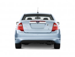 2010 Ford Fusion Hybrid 4-door Sedan Hybrid FWD Rear Exterior View