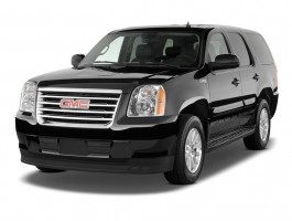 2010 GMC Yukon Hybrid 2WD 4-door Angular Front Exterior View