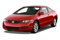 2010 Honda Civic Coupe 2-door Man EX Angular Front Exterior View