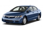 2010 Honda Civic Hybrid 4-door Sedan L4 CVT Angular Front Exterior View