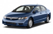 2010 Honda Civic Hybrid 2010 Honda Civic Hybrid 4-door Sedan L4 CVT Angular Front Exterior View