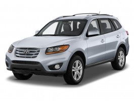 2010 Hyundai Santa Fe AWD 4-door V6 Auto SE Angular Front Exterior View