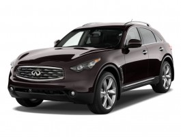 2010 Infiniti FX50 AWD 4-door Angular Front Exterior View