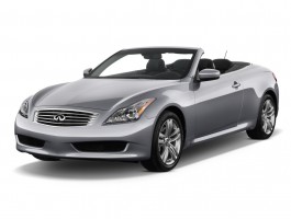 2010 Infiniti G37 Convertible 2-door Base Angular Front Exterior View