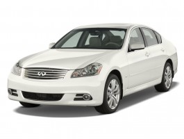2010 Infiniti M45 4-door Sedan RWD Angular Front Exterior View