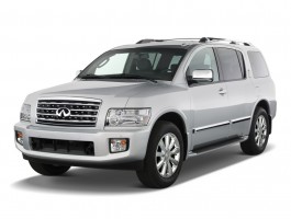 2010 Infiniti QX56 RWD 4-door Angular Front Exterior View