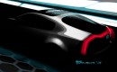 2010 Kia Ray Concept Teaser, to be introduced at 2010 Chicago Auto Show