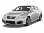 2010 Lexus IS F 4-door Sedan Angular Front Exterior View