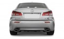 2010 Lexus IS F 4-door Sedan Rear Exterior View