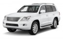 2010 Lexus LX 570 4WD 4-door Angular Front Exterior View