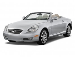 2010 Lexus SC 430 2-door Convertible Angular Front Exterior View