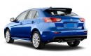2010 Mitsubishi Lancer Evolution / Ralliart 5dr HB Ralliart Angular Rear Exterior View