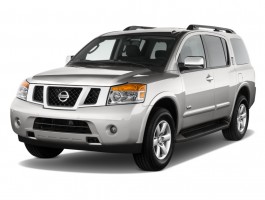2010 Nissan Armada 2WD 4-door SE Angular Front Exterior View