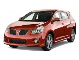 2010 Pontiac Vibe 4-door HB GT FWD Angular Front Exterior View