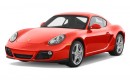 2010 Porsche Cayman 2-door Coupe Angular Front Exterior View