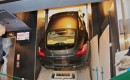 2010 Porsche Panamera in elevator in Shanghai World Financial Center