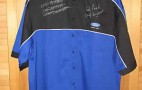 Ebay: Official Shirt of 2010 Mustang Reveal with Autographs
