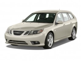 2010 Saab 9-3 4-door Wagon FWD Angular Front Exterior View