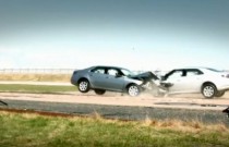 2010 Saab 9-5 2010 Saab 9-5 head-on crash test
