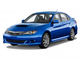 2010 Subaru Impreza WRX 4-door Man Angular Front Exterior View