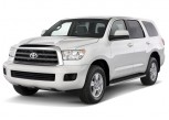 2010 Toyota Sequoia 4WD V8 5-Spd AT SR5 (Natl) Angular Front Exterior View