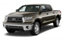 2010 Toyota Tundra CrewMax 5.7L V8 6-Spd AT Grade (Natl) Angular Front Exterior View