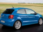 2010 Volkswagen Polo spy shot rendering