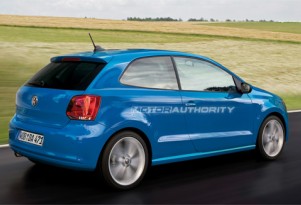 2010 Volkswagen Polo spy shot rendering
