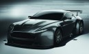 2011 Aston Martin Vantage GT3 race car