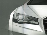 2011 Audi A8 headlight sketch