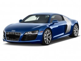 2011 Audi R8 2-door Coupe 5.2L Man quattro Angular Front Exterior View
