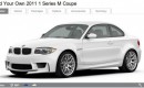 2011 BMW 1-Series M Coupe configurator