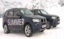 2011 BMW X3 in the snow