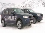 2011 BMW X3 in the snow