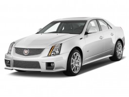 2011 Cadillac CTS-V Sedan 4-door Sedan Angular Front Exterior View