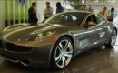 2011 Fisker Karma plug-in sports sedan at Fisker Santa Monica, July 2010, from WebRidesTV