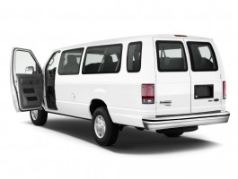2011 Ford Econoline Wagon E-350 Super Duty Ext XL Open Doors