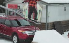 Video: 2011 Ford Explorer Serves As Snowboard Rail