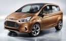 Ford B-Max Concept Ahead of 2011 Geneva Motor Show