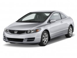 2011 Honda Civic Coupe 2-door Auto LX Angular Front Exterior View