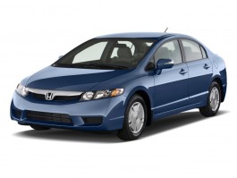 2011 Honda Civic Hybrid Angular Front Exterior View