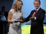 Colbie Caillat at the 2011 Detroit Auto Show