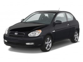 2011 Hyundai Accent 3dr HB Auto SE Angular Front Exterior View