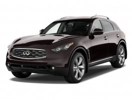 2011 Infiniti FX50 AWD 4-door Angular Front Exterior View