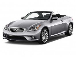 2011 Infiniti G37 Convertible 2-door Base Angular Front Exterior View